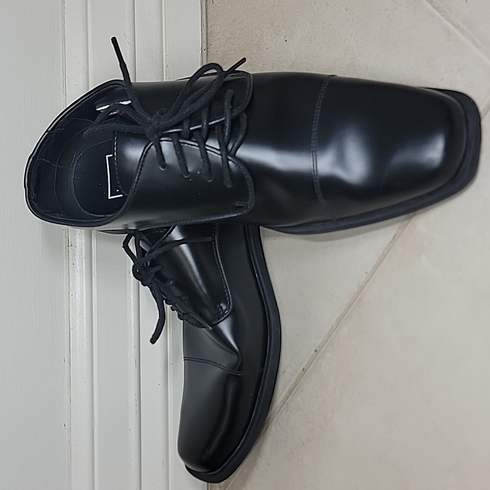 Black Oxford Shoe Classic Black Men's Dress Shoes